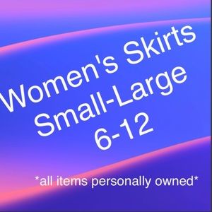 Skirt 💜 = 5 for $25 * bundle only